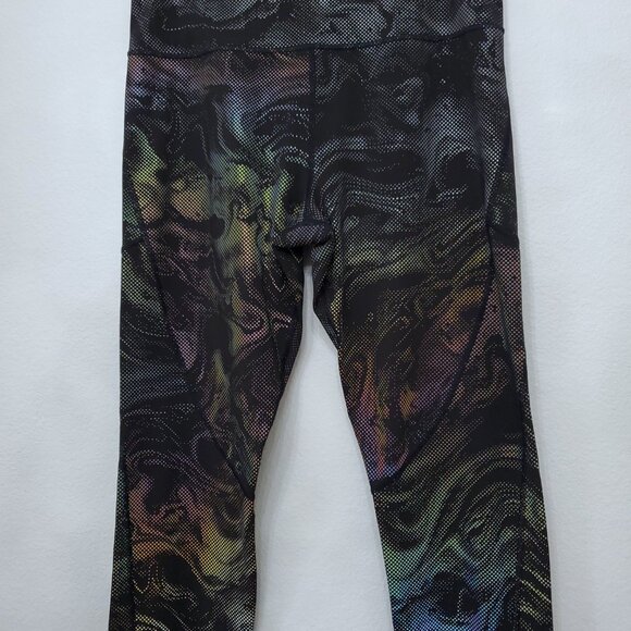 Athleta Lightning Swirl Reflective 7/8 Tight High-Rise in Supersonic Size LT - Picture 3 of 16